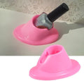 Silicone nail polish bottle holder stand